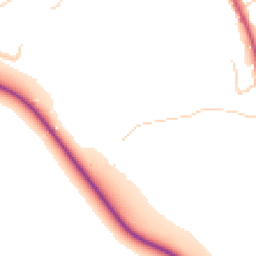Daytime road noise heatmap for TW19 5AF