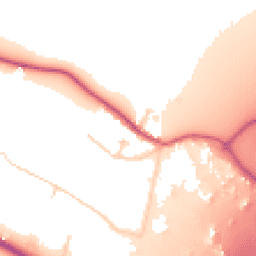 Daytime road noise heatmap for TW19 5AH