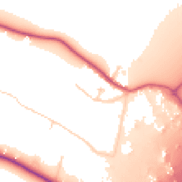 Daytime road noise heatmap for TW19 5AN