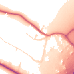 Daytime road noise heatmap for TW19 5AT