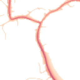 Daytime road noise heatmap for TW19 5BY
