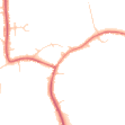 Daytime road noise heatmap for TW19 5DA