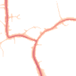 Daytime road noise heatmap for TW19 5DF