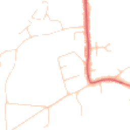 Daytime road noise heatmap for TW19 5DT