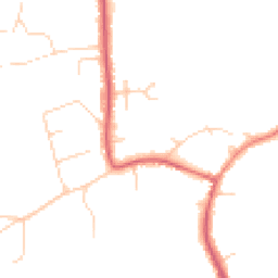 Daytime road noise heatmap for TW19 5DY