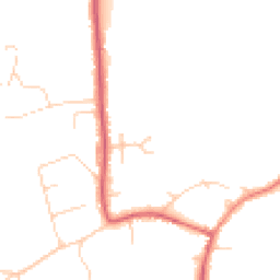 Daytime road noise heatmap for TW19 5DZ