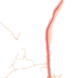 Daytime road noise heatmap for TW19 5ES