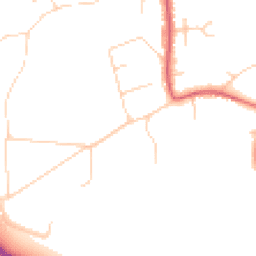 Daytime road noise heatmap for TW19 5JB