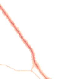 Night-time road noise heatmap for TW19 5JR