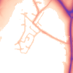 Daytime road noise heatmap for TW19 6AH
