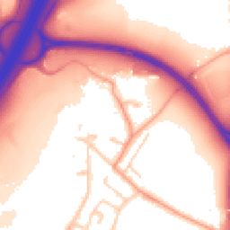 Daytime road noise heatmap for TW19 6BD