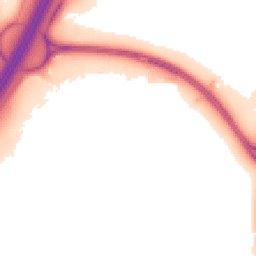 Night-time road noise heatmap for TW19 6BD