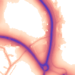 Daytime road noise heatmap for TW19 6BP