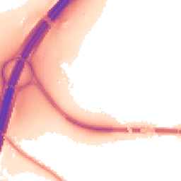 Night-time road noise heatmap for TW19 6EB