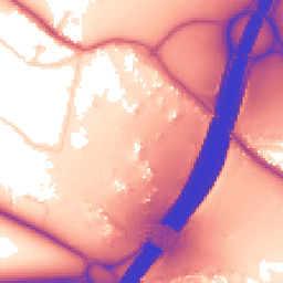 Daytime road noise heatmap for TW19 6HG