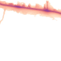 Night-time road noise heatmap for TW19 7AW