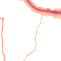 Night-time road noise heatmap for TW19 7EU