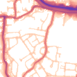 Daytime road noise heatmap for TW19 7HN