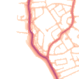 Daytime road noise heatmap for TW19 7JE