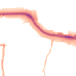 Night-time road noise heatmap for TW19 7LS