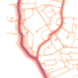 Daytime road noise heatmap for TW19 7QL