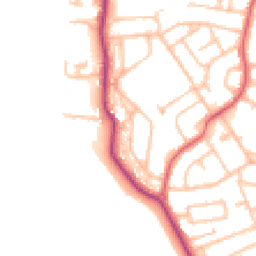 Daytime road noise heatmap for TW19 7UF