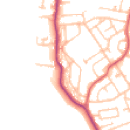 Daytime road noise heatmap for TW19 7UG