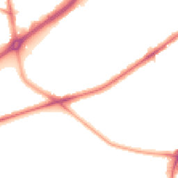 Night-time road noise heatmap for TW2 5AS