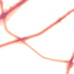 Night-time road noise heatmap for TW2 5AU