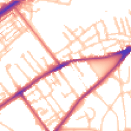 Daytime road noise heatmap for TW2 5BH