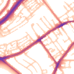 Daytime road noise heatmap for TW2 5DS