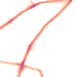 Night-time road noise heatmap for TW2 5QW