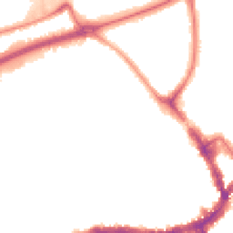 Night-time road noise heatmap for TW2 7SB