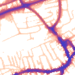Daytime road noise heatmap for TW2 7SD