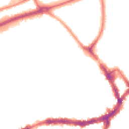 Night-time road noise heatmap for TW2 7SD