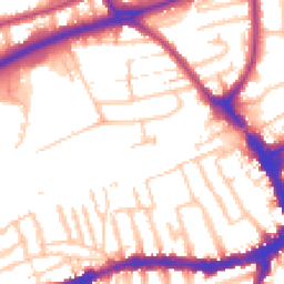 Daytime road noise heatmap for TW2 7SF