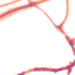 Night-time road noise heatmap for TW2 7SF