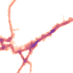 Night-time road noise heatmap for TW3 1BL