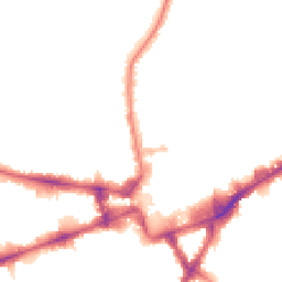 Night-time road noise heatmap for TW3 1BN