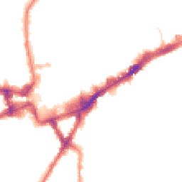 Night-time road noise heatmap for TW3 1DA