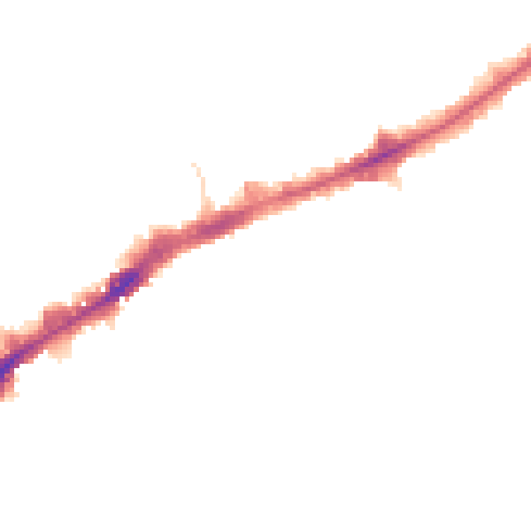 Night-time road noise heatmap for TW3 1DU