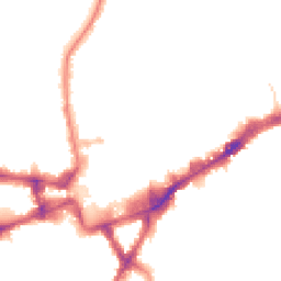 Night-time road noise heatmap for TW3 1EU