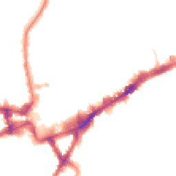 Night-time road noise heatmap for TW3 1EY