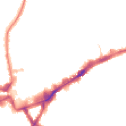 Night-time road noise heatmap for TW3 1QH