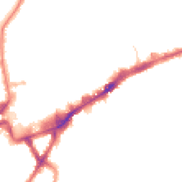 Night-time road noise heatmap for TW3 1QL