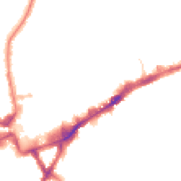 Night-time road noise heatmap for TW3 1QQ