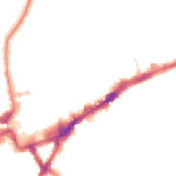 Night-time road noise heatmap for TW3 1QR