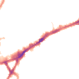 Night-time road noise heatmap for TW3 1QT
