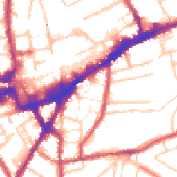 Daytime road noise heatmap for TW3 1UP