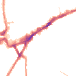 Night-time road noise heatmap for TW3 1UP